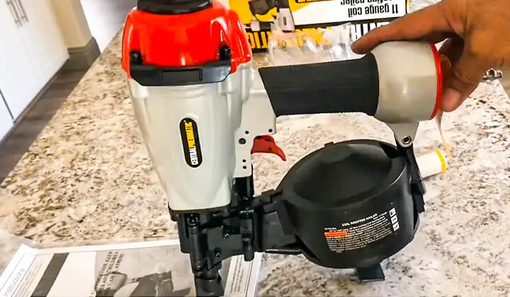 harbor freight roofing nailer review