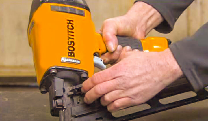 How to Load a Bostitch Finish Nailer