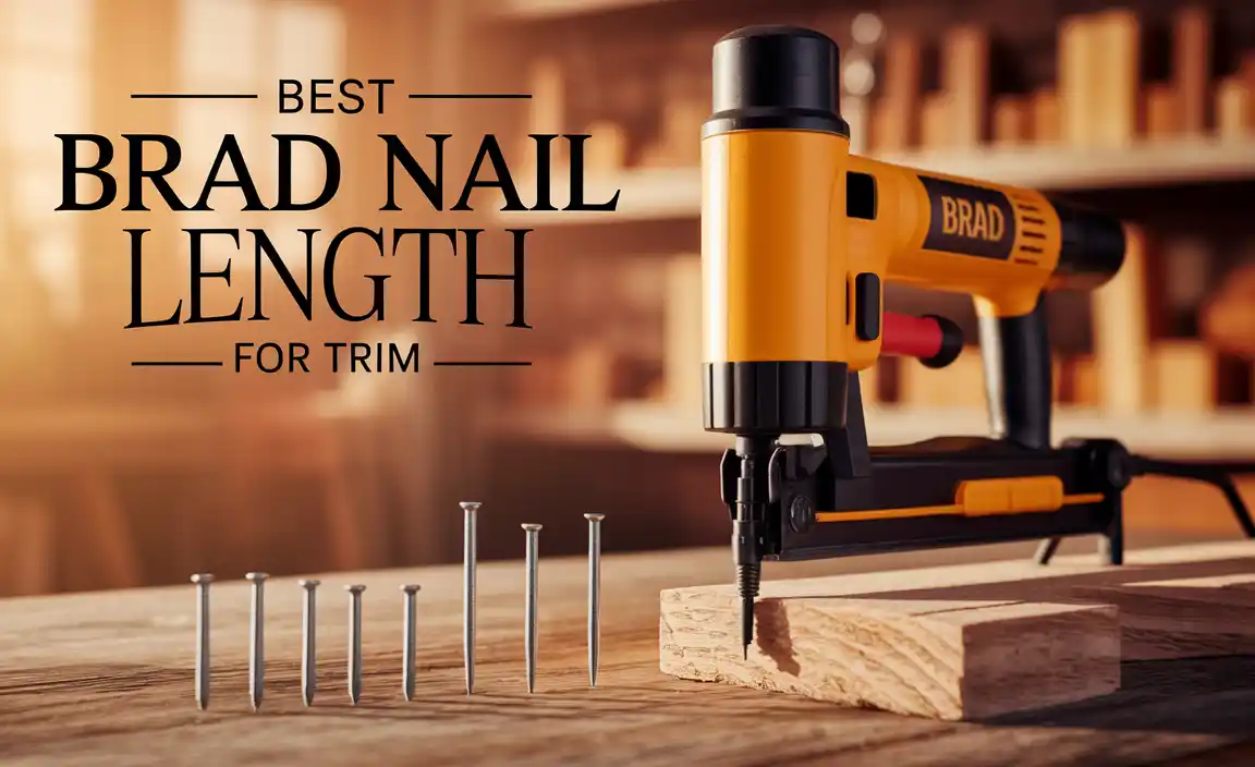 Best Brad Nail Length For Trim