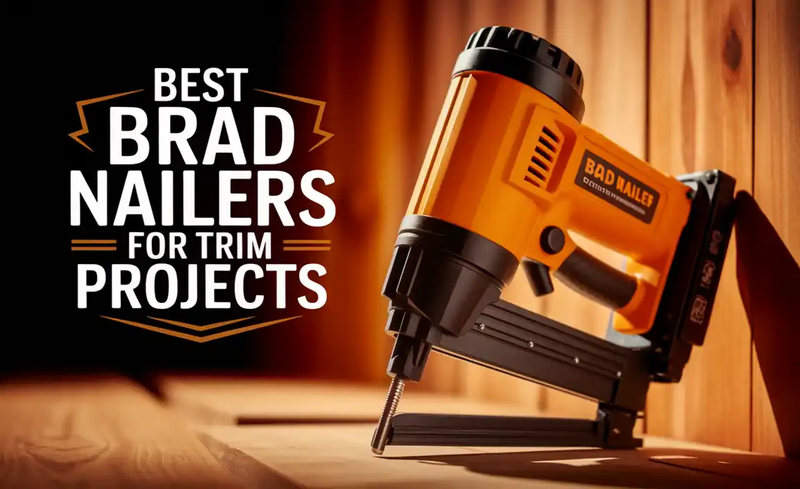 Best Brad Nailers For Trim Projects