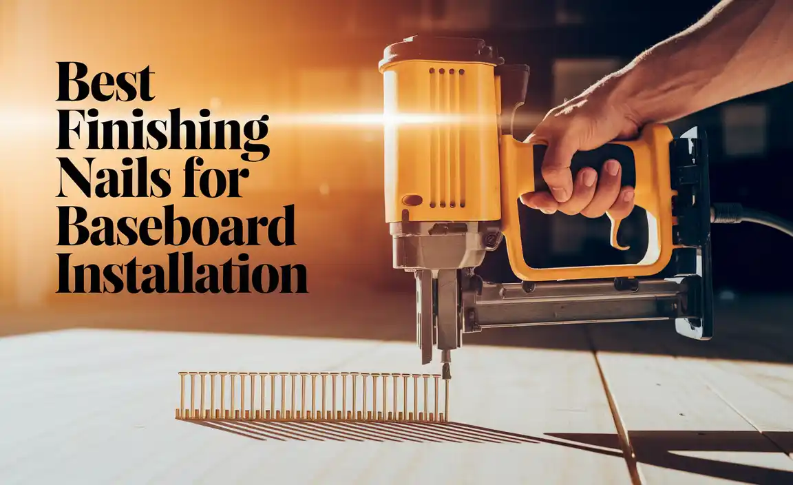 Best Finishing Nails For Baseboard Installation