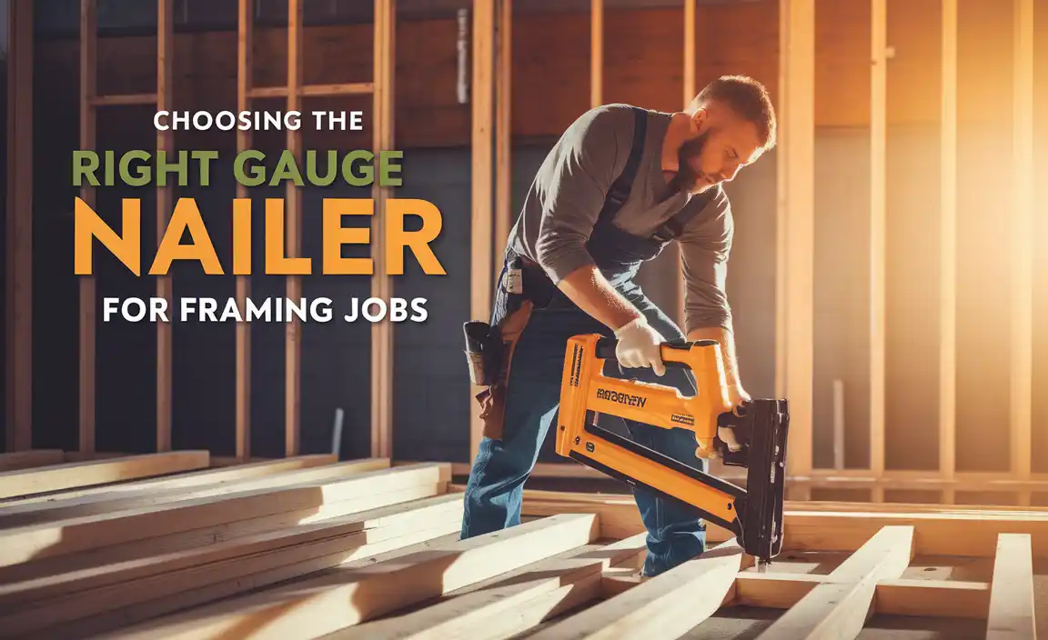 Choosing The Right Gauge Nailer For Framing Jobs