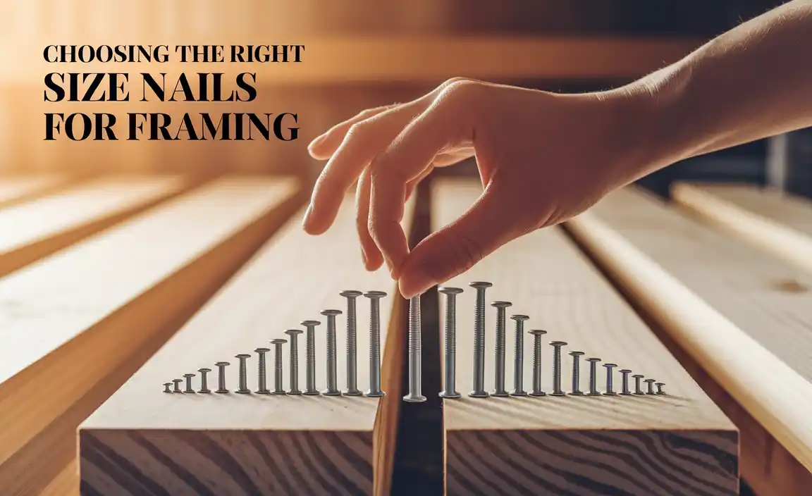 Choosing The Right Size Nails For Framing
