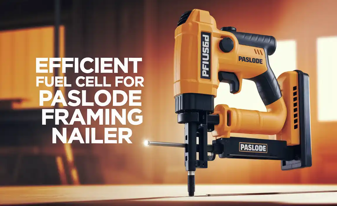 Efficient Fuel Cell For Paslode Framing Nailer