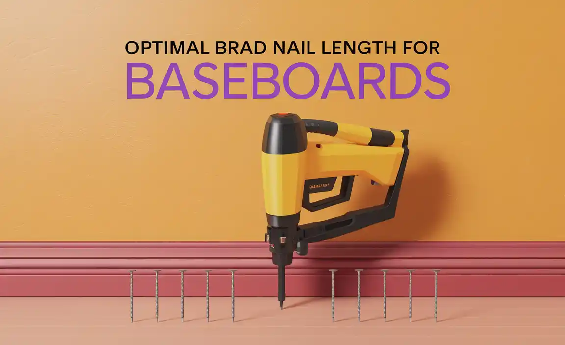 Optimal Brad Nail Length For Baseboards