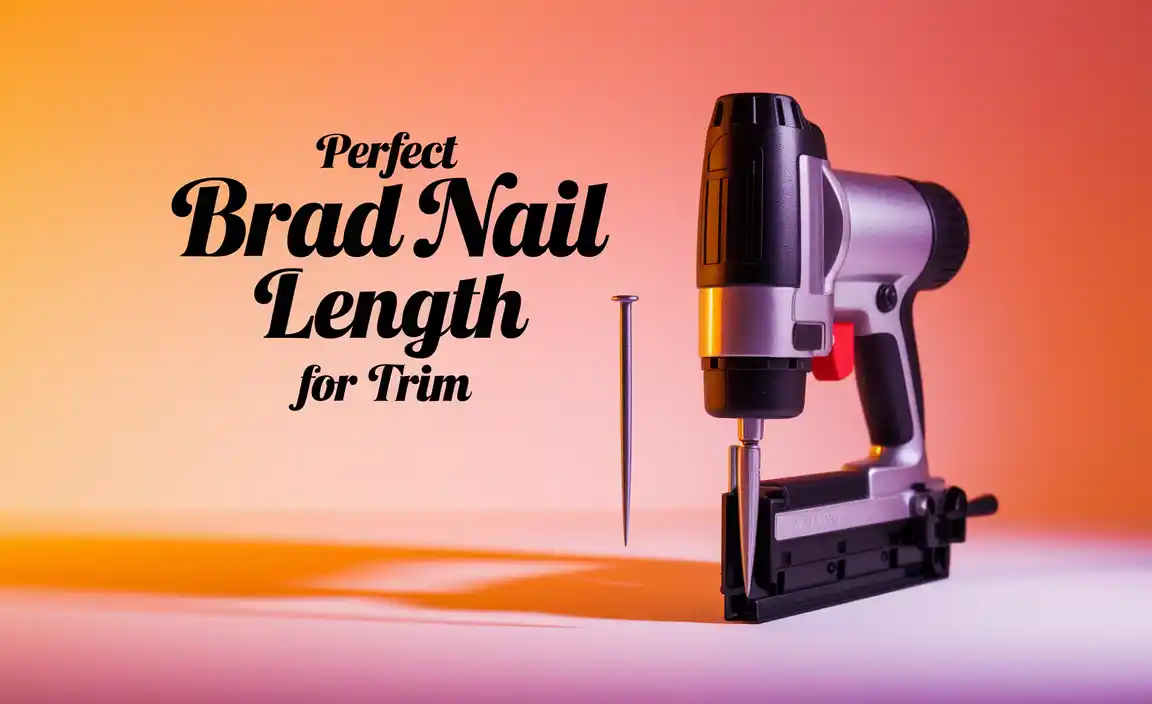 Perfect Brad Nail Length For Trim