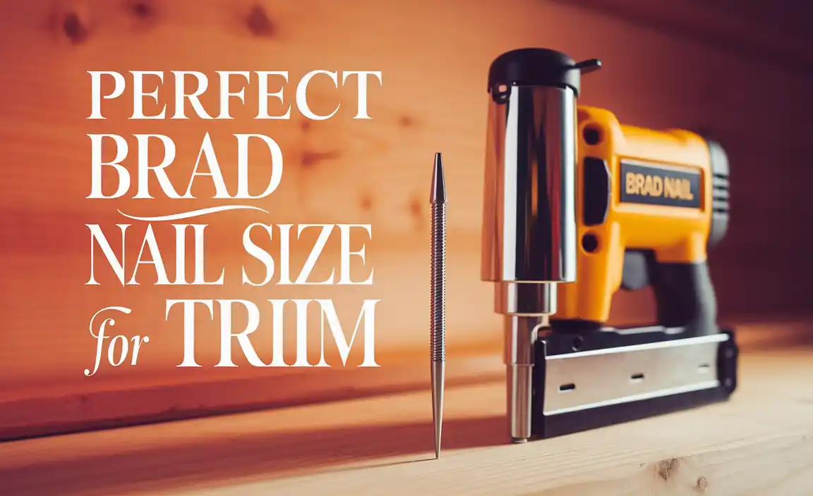 Perfect Brad Nail Size For Trim