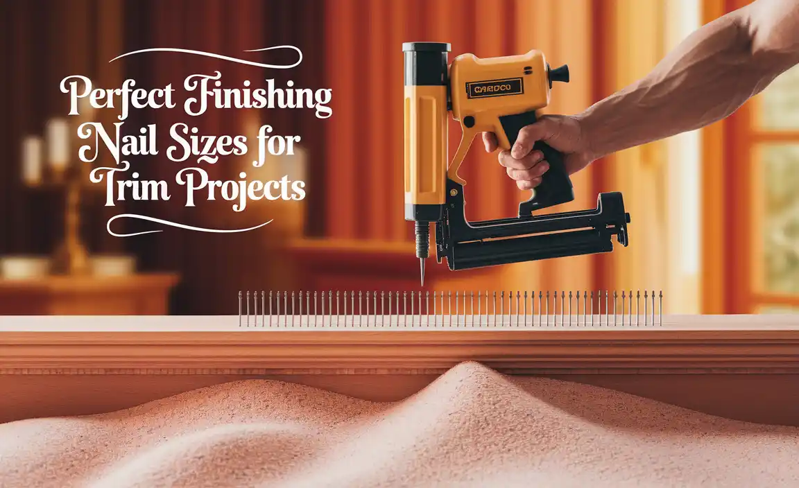 Perfect Finishing Nail Sizes For Trim Projects