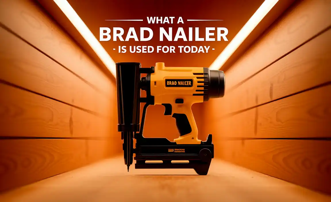 What A Brad Nailer Is Used For Today