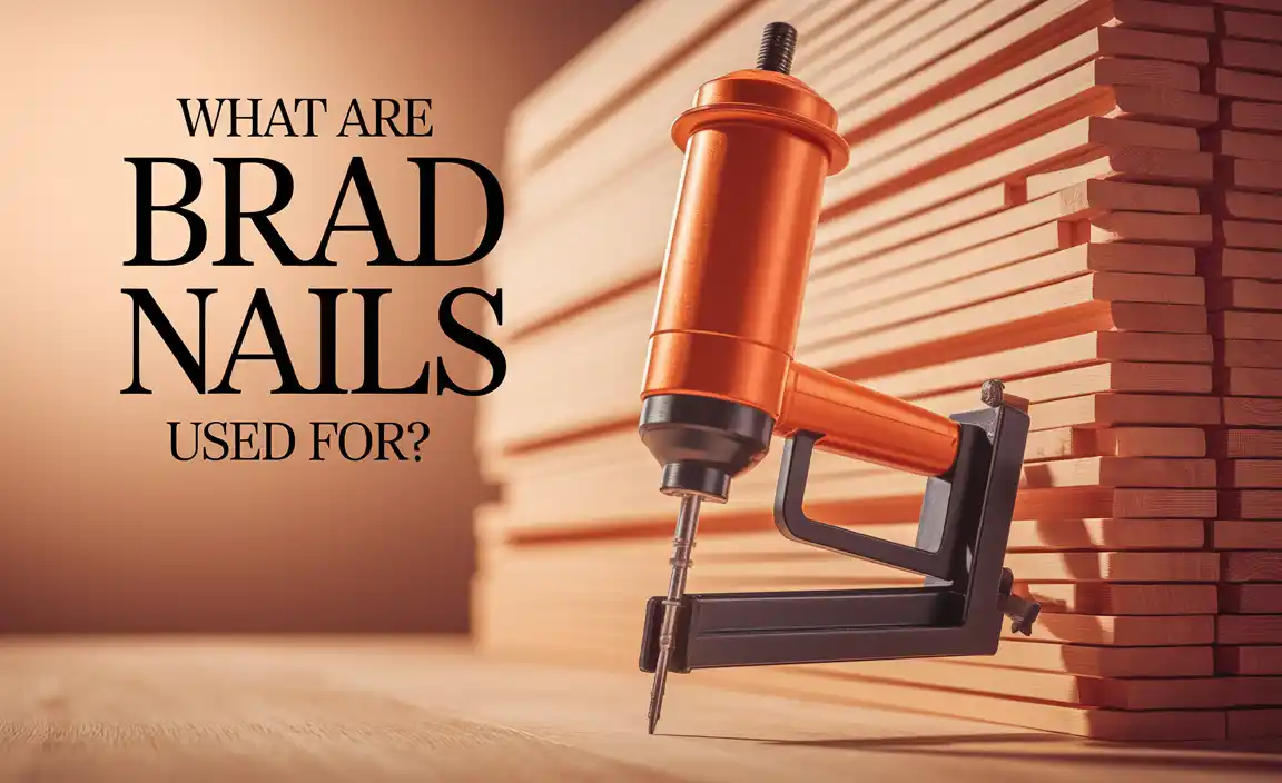 What Are Brad Nails Used For