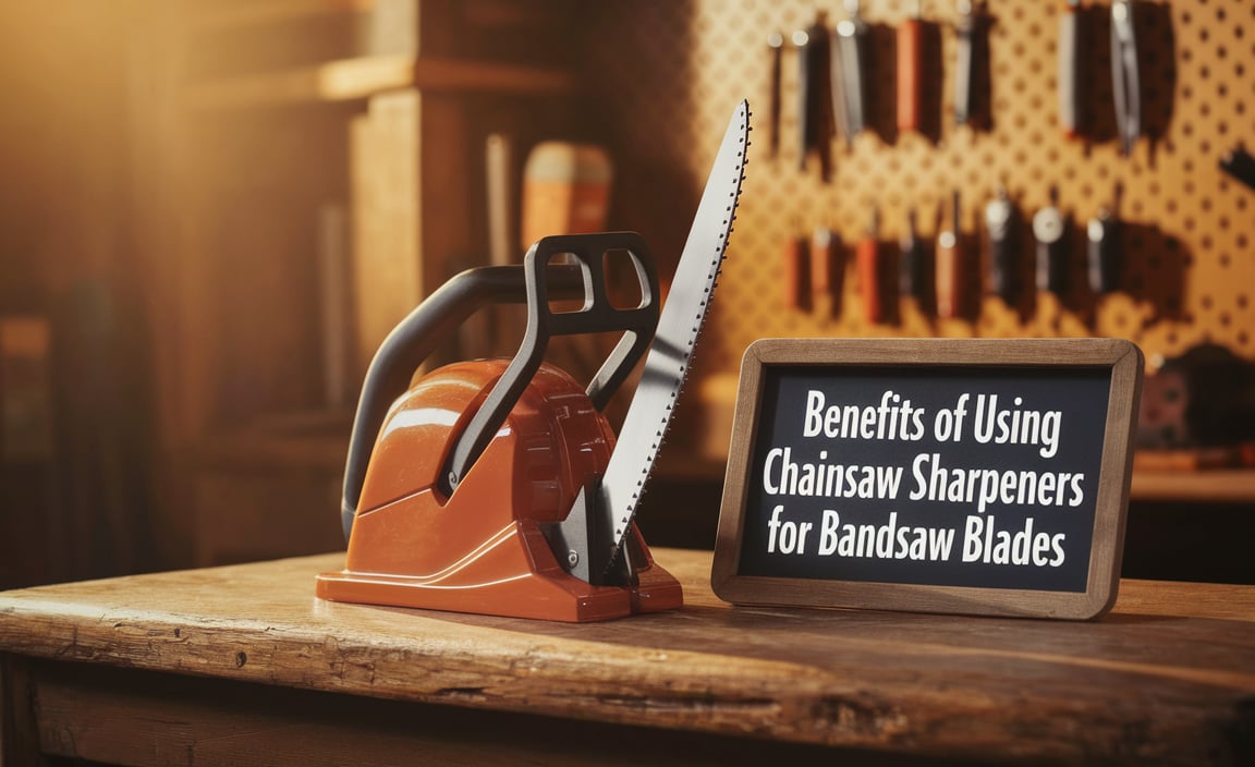 Benefits of Using Chainsaw Sharpeners for Bandsaw Blades