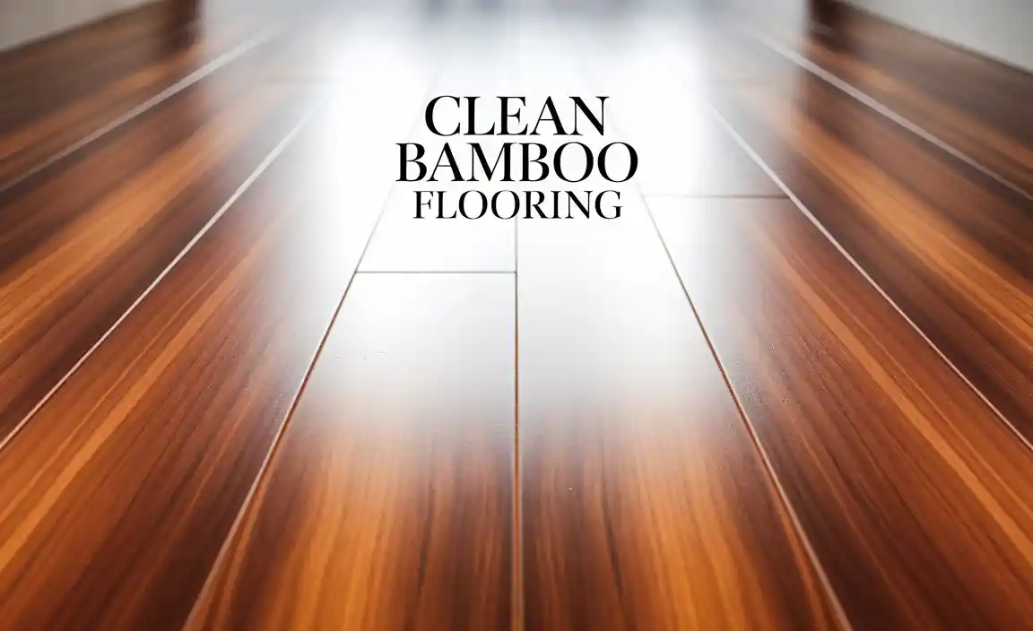 Clean Bamboo Flooring