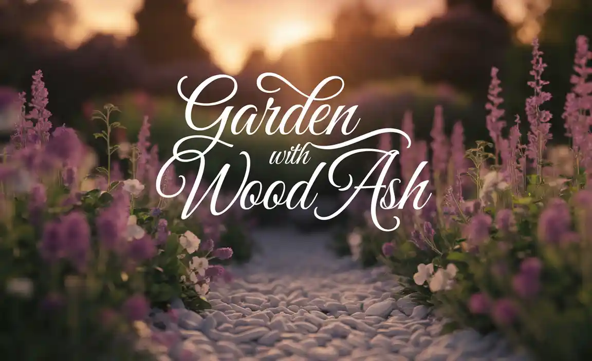 Garden With Wood Ash