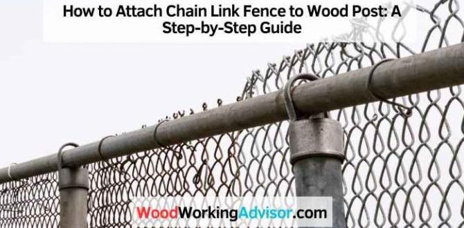 How to Attach Chain Link Fence to Wood Post: A Step by Step Guide