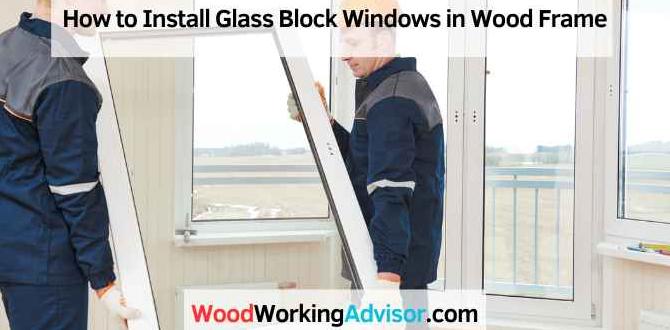 How to Install Glass Block Windows in Wood Frame How to Install Glass Block Windows in Wood Frame