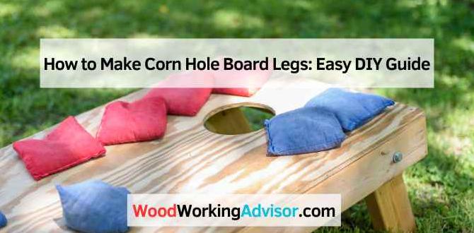 How to Make Corn Hole Board Legs: Easy DIY Guide How to Make Corn Hole Board Legs: Easy DIY Guide