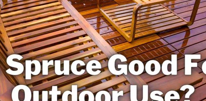 Is Spruce Good for Outdoor Use? Durability Unveiled Is Spruce Good for Outdoor Use? Durability Unveiled
