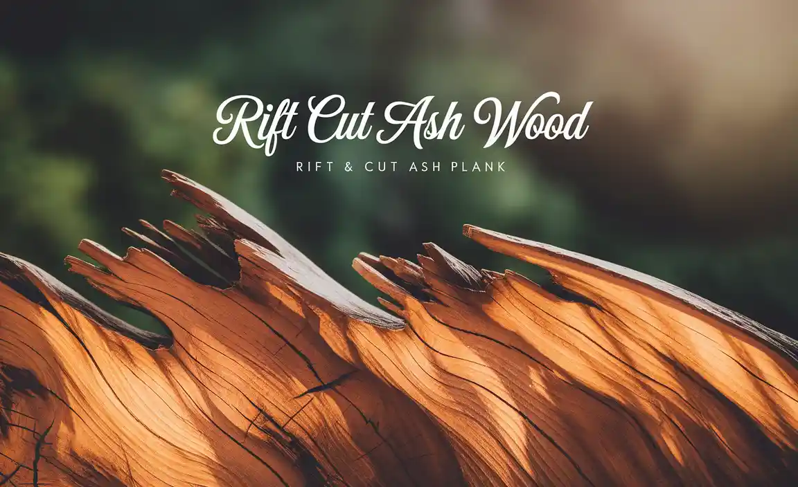 Rift Cut Ash Wood