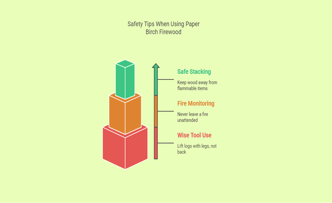 Safety Tips When Using Paper Birch Firewood