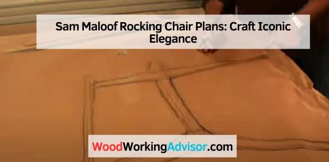 Sam Maloof Chair Plans: Crafting Iconic Comfort