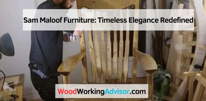 Sam Maloof Custom Furniture: Timeless Craftsmanship for Your Home