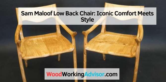 Sam Maloof Low Back Chair: Iconic Comfort Meets Style Sam Maloof Low Back Chair: Iconic Comfort Meets Style