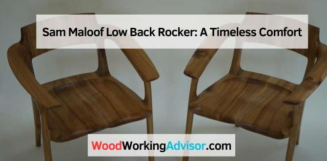 Sam Maloof Low Back Rocker: A Timeless Comfort