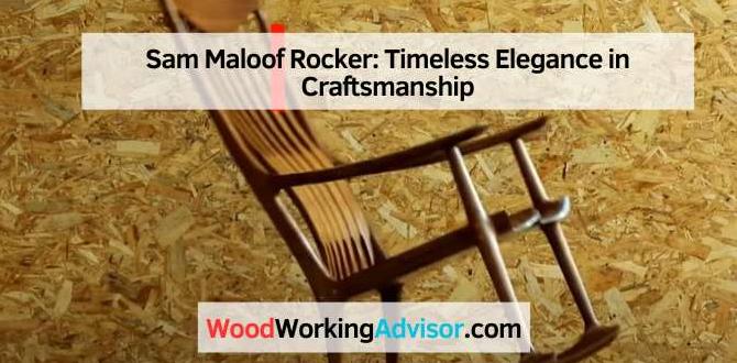 Sam Maloof Rocker: Timeless Elegance in Craftsmanship Sam Maloof Rocker: Timeless Elegance in Craftsmanship