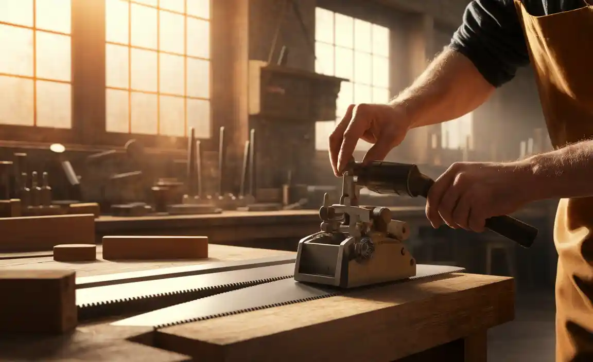 Sharpening Bandsaw Blades With Chainsaw Sharpener Tools