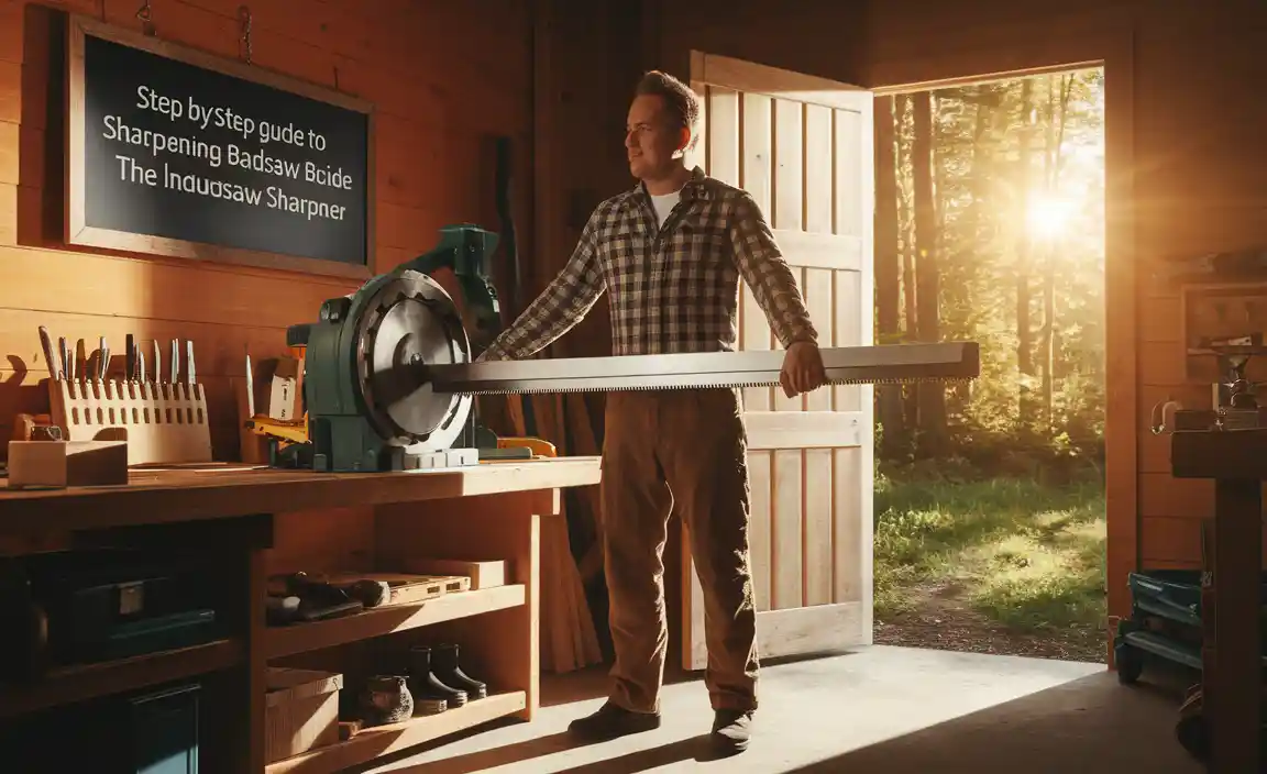 Step-by-Step Guide to Sharpening Bandsaw Blades with a Chainsaw Sharpener