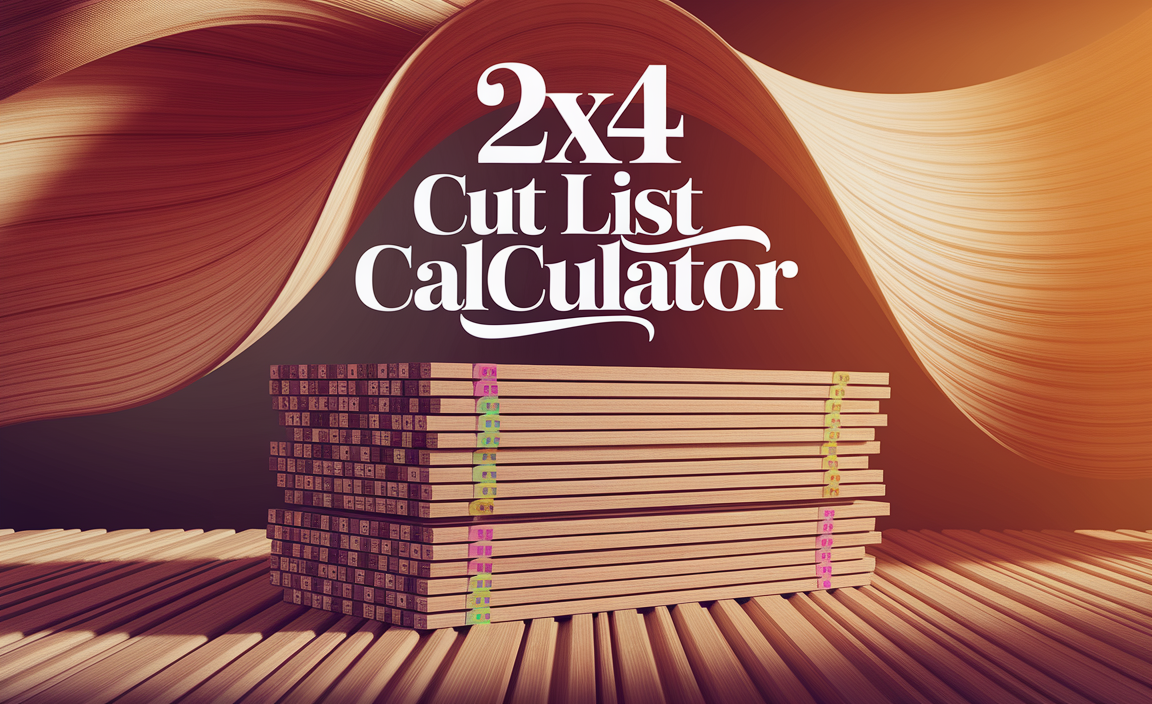 2X4 Cut List Calculator