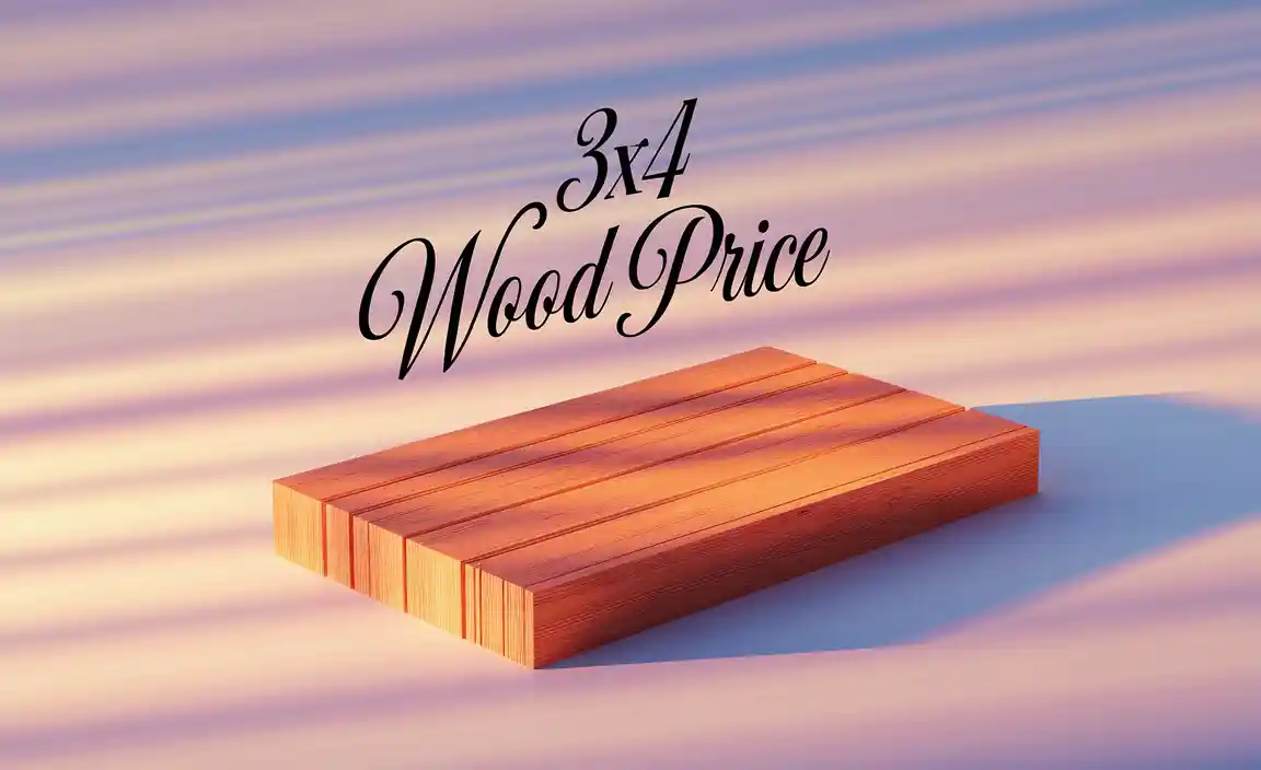 3X4 Wood Price