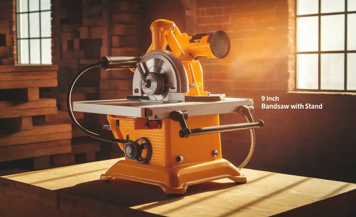 9 Inch Bandsaw With Stand