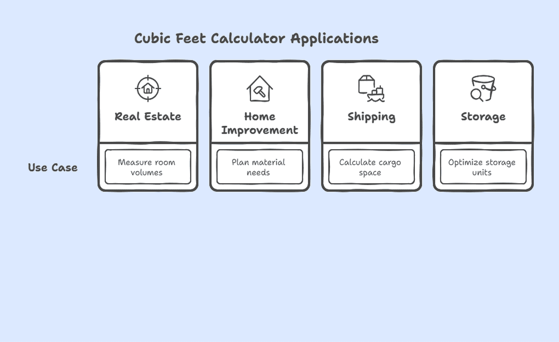 Applications of Cubic Feet Calculators