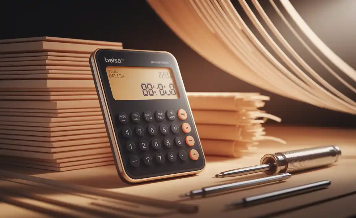 Balsa Weight Calculator - Accurate Measurements For Your Build

Using a Balsa Weight Calculator can make your modeling projects easier. This tool helps you find the weight of balsa wood quickly. Ever wondered how much your model might weigh before you build it? A calculator can save you time and effort. You’ll learn how different dimensions affect weight. This knowledge helps with balancing models for better flight or structure. Plus, it can prevent buying too much wood! Exploring this calculator opens doors to smarter crafting.
