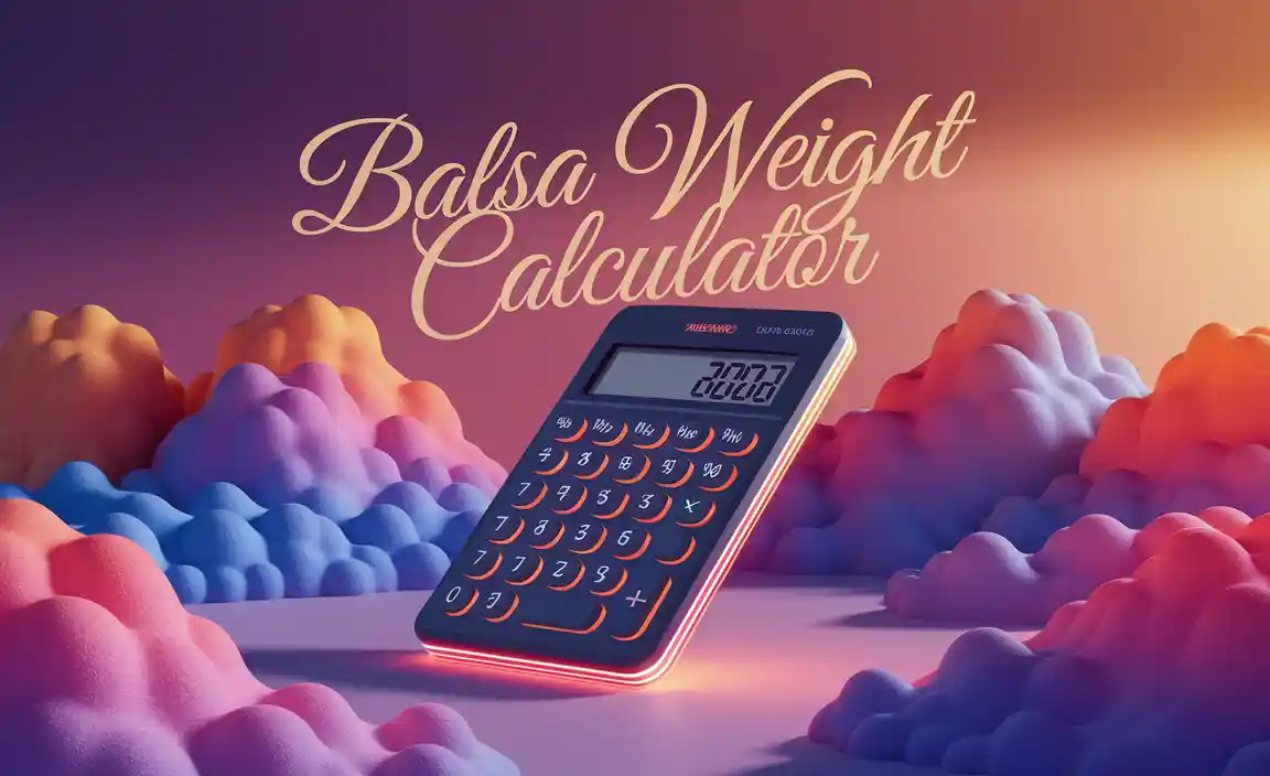 Balsa Weight Calculator