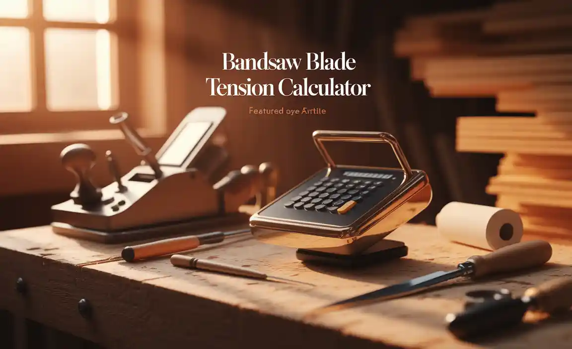 Bandsaw Blade Tension Calculator