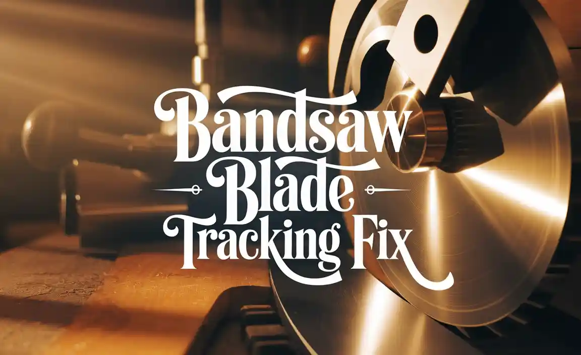 Bandsaw Blade Tracking Fix