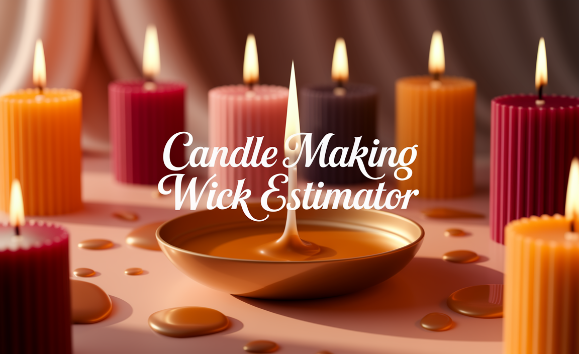 Candle Making Wick Estimator
