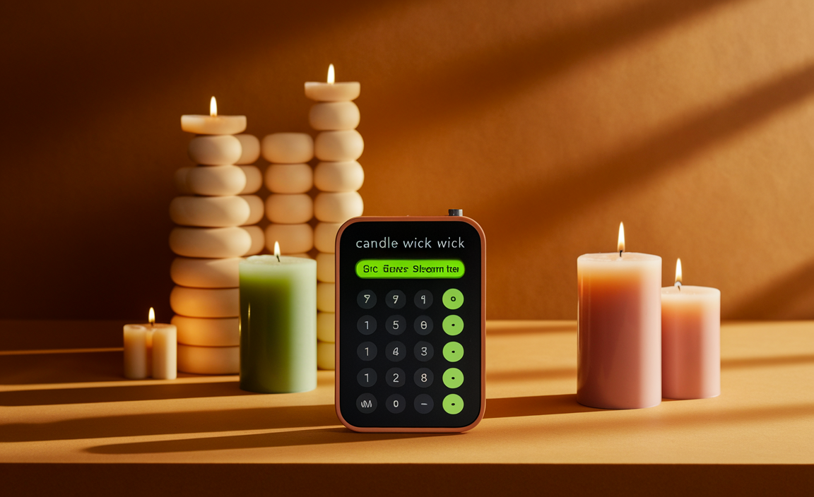 Candle Wick Calculator - Find The Perfect Wick Size For Your Candles