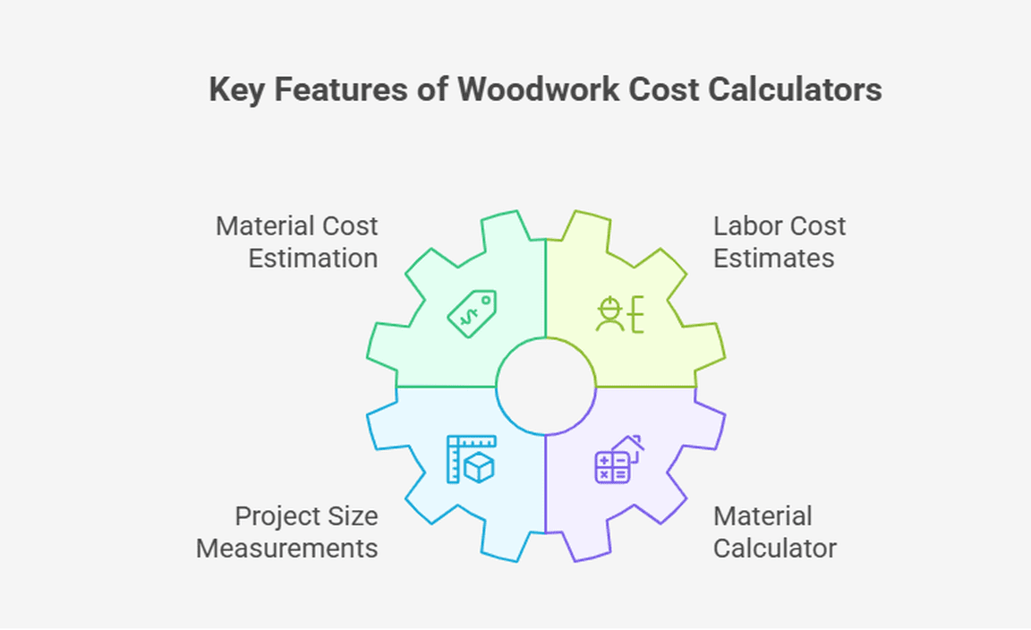 Common Features of Wood Work Cost Calculators