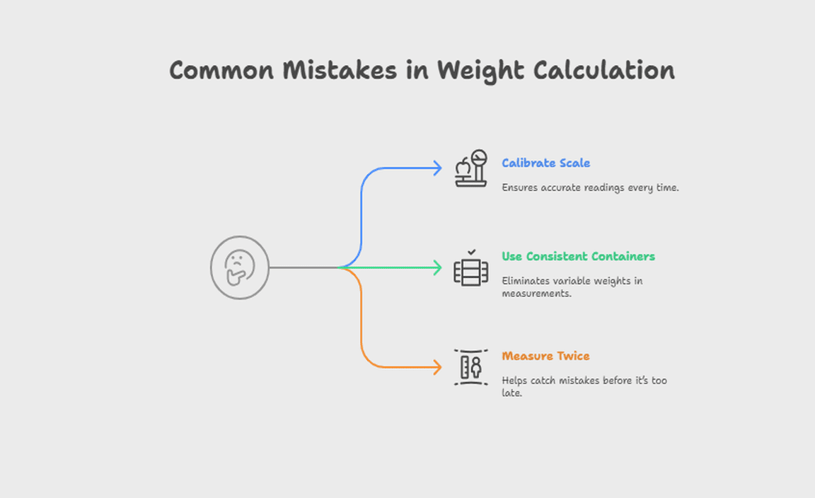 Common Mistakes in Weight Calculation