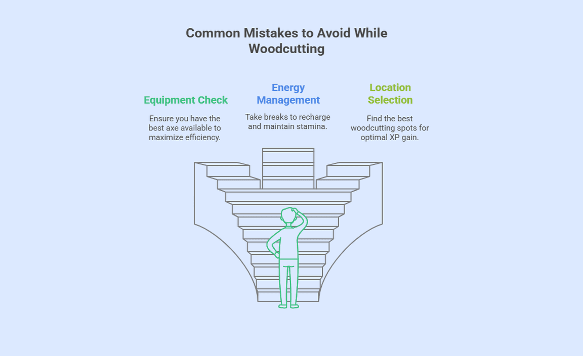 Common Mistakes to Avoid While Woodcutting