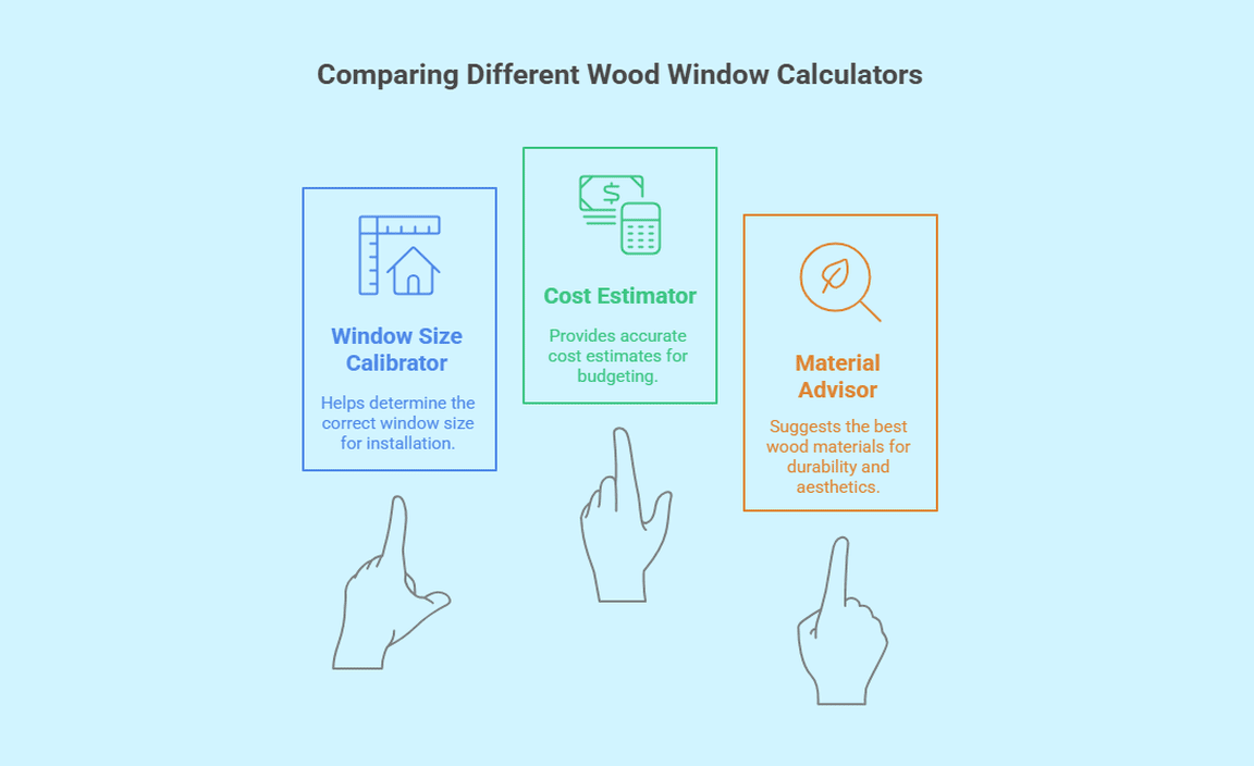 Comparing Different Wood Window Calculators