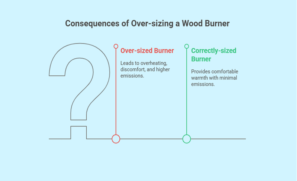 Consequences of Over-sizing a Wood Burner