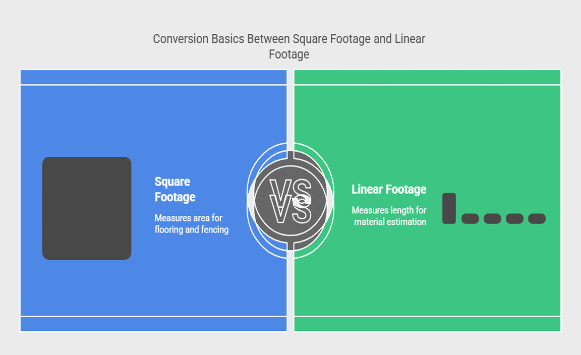 Conversion Basics Between Square Footage and Linear Footage