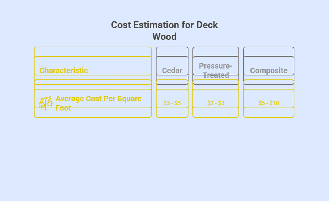 Cost Estimation for Deck Wood
