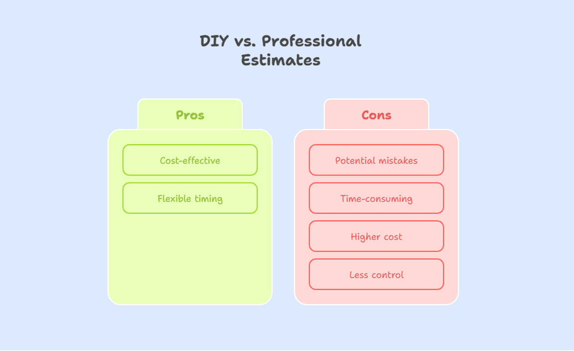 DIY vs. Professional Estimates