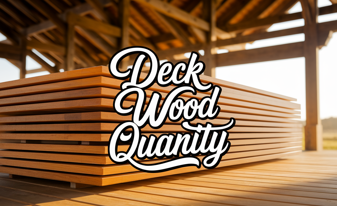 Deck Wood Quantity