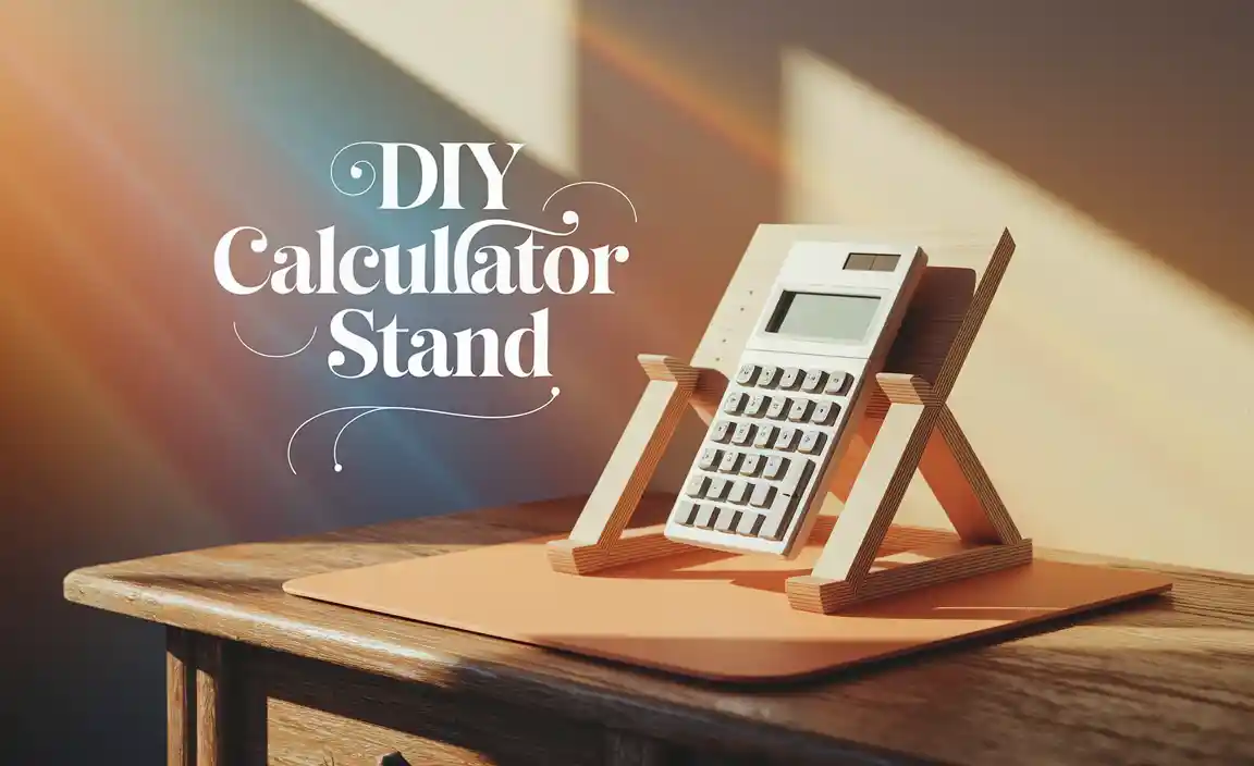 Diy Calculator Stand